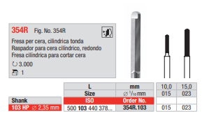 Raspadores para cera-PM corto