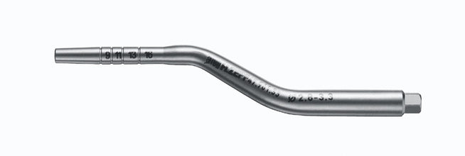 Osteotomos angulados intercambiables