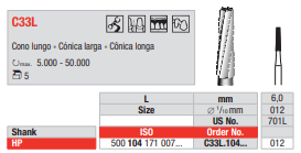 Fresa de carburo de tungsteno PM