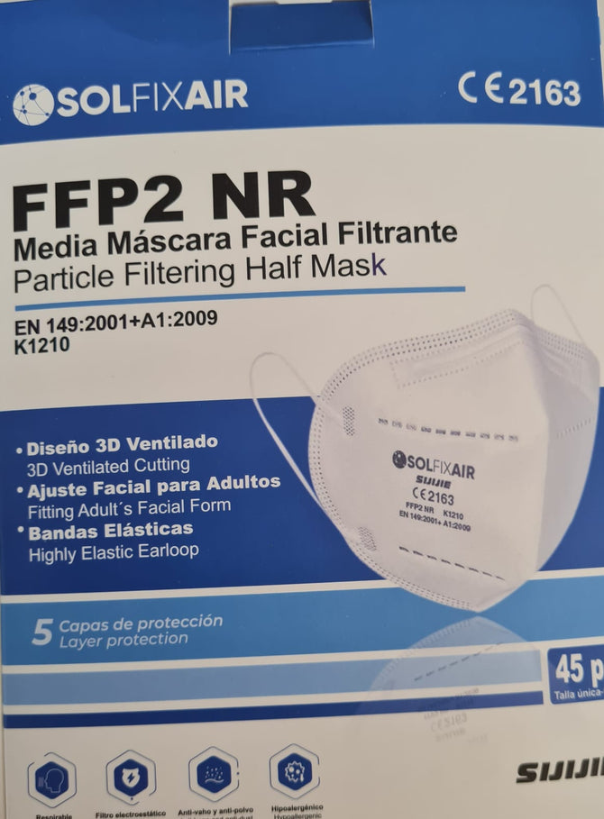 Mascarilla Facial Filtrante FFP2 NR