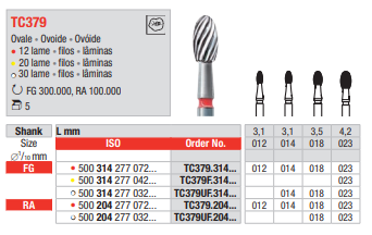 Fresa de Acabado de Carburo Tungsteno FG